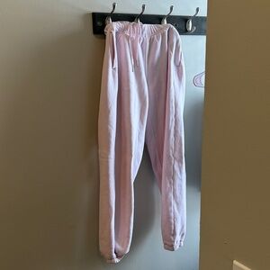 Blissful Pink Lululemon Scuba Mid-Rise Oversized Jogger